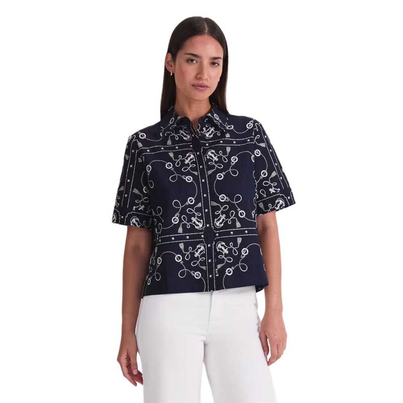 Sportscraft Sardinia Print Blouse image number 0
